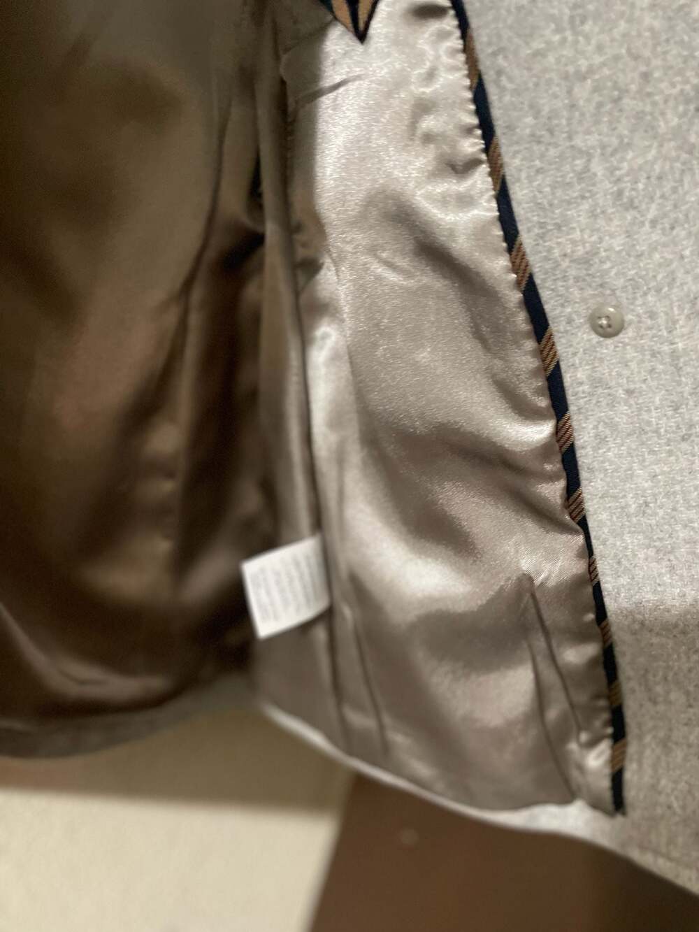 J.Crew Stadium Cloth Nello Gori Double-Breasted Pea Coat Size 00P - Picture 11 of 12